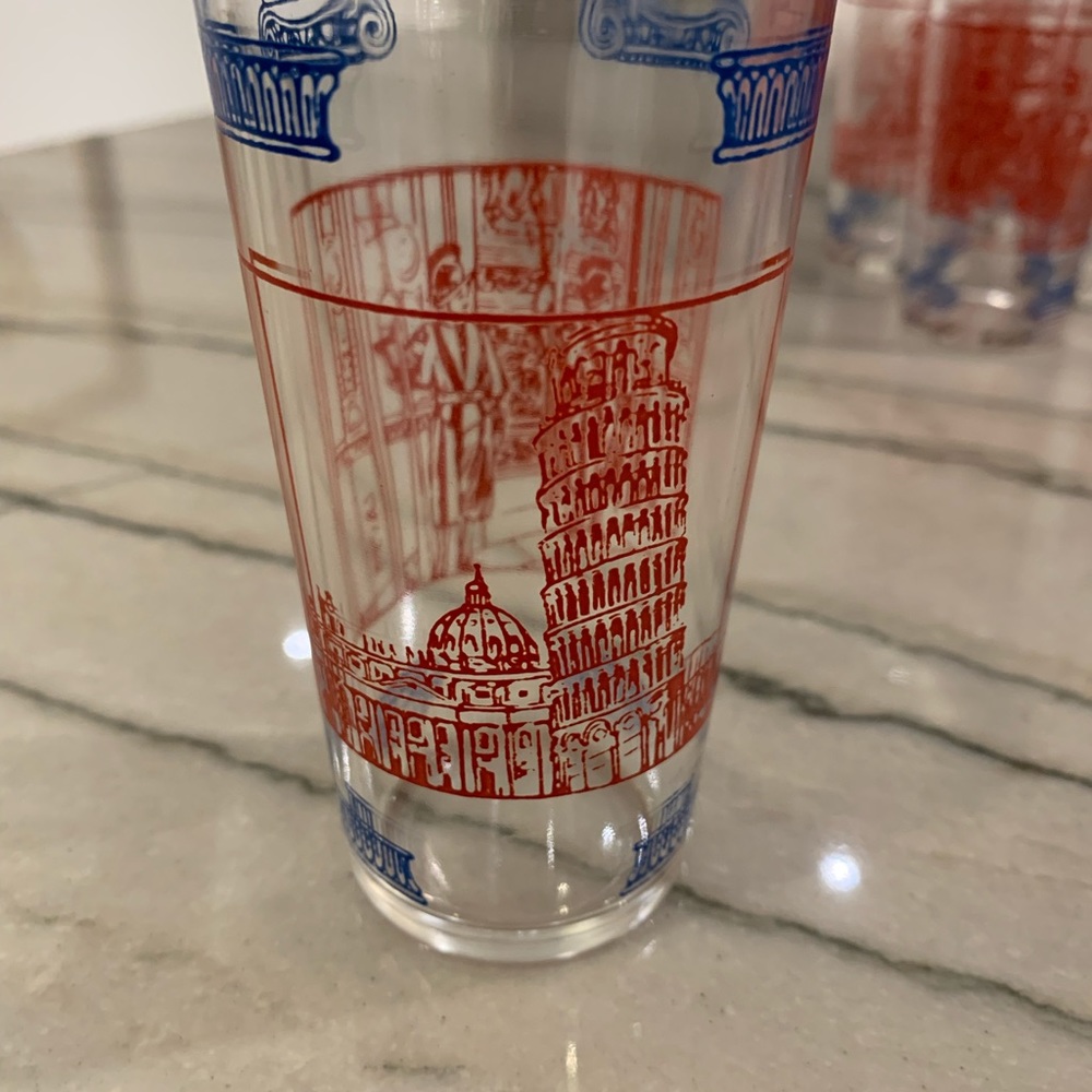 Italian Glassware juice set (11) - Picture 8 of 15